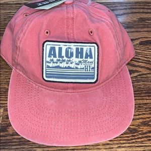 Peach/Pinkish Hawaiin Hat.